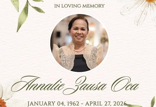 Annalie Zausa Oca, Victoria Laguna Death News And Obituary